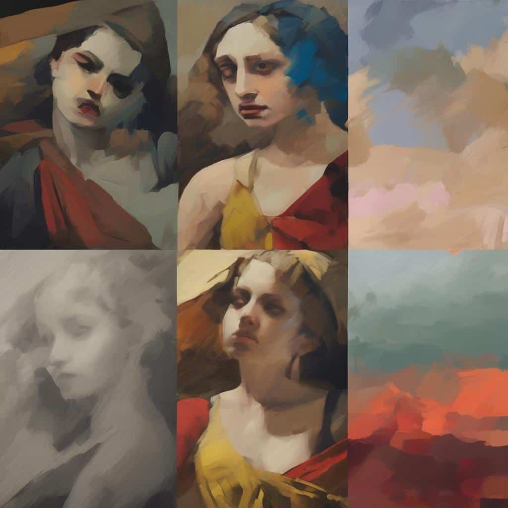 Πίνακας τέχνης, ψυχολογία, ασυνείδητο, εσωτερική ζωή, ανθρώπινη έκφραση, έργα τέχνης, καλλιτεχνική έμπνευση, ανθρώπινα συναισθήματα, προσωπογραφία, εικαστικά.