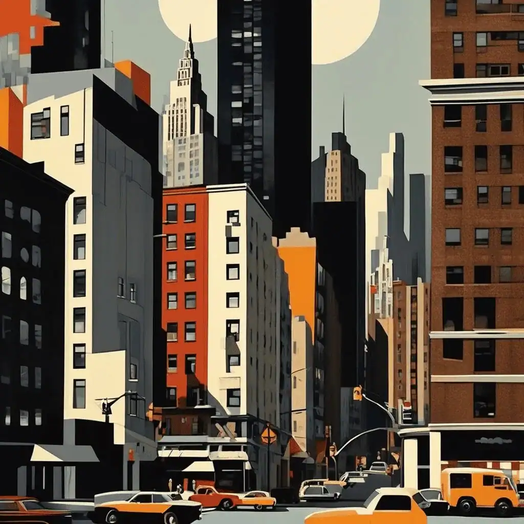 New Moon, New York – George Ault