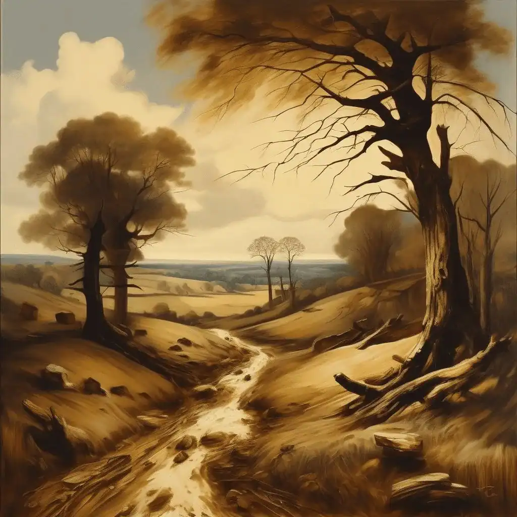 Woody Landscape – George Lambert
